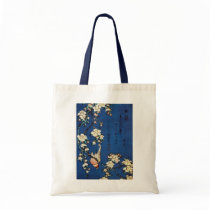 鳥と枝垂桜, 北斎 Bird and Weeping Cherry Tree, Hokusai Bags