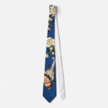 鳥と枝垂桜, 北斎 Bird and Weeping Cherry Tree, Hokusai Neckties