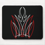 0001 Red & White Pinstripe mousepads