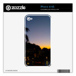 000245 SOSUA SUNSET DOMINICAN REPUBLIC VACATION DI iPhone 4 DECAL