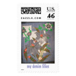 000_0030h, my denim lilies postage