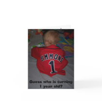 000_0191, Guess who is turning 1 year old?  cards