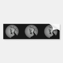 00171 Hanged Lovers Bumper Stickers