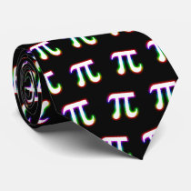 (001:14) Colorful Glowing Pi - Black Tie