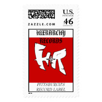 001 - HIERARCHY RECORDS POSTAGE (RED) postage by LYSTCORLEONE 001 - HIERARCHY RECORDS POSTAGE (RED) postage