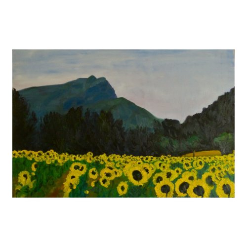 0038-le champ des Tournelsols à la Ste Victoire print