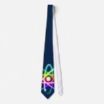 (003:04s) Colorful Glowing Atom - Dark Blue Tie
