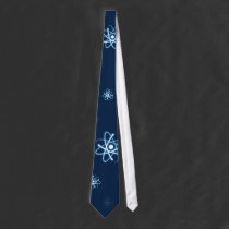 (003:12b) Blue Glowing Atoms - Dark Blue Tie