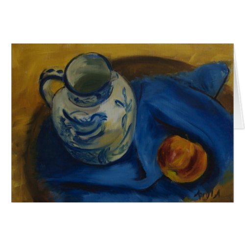 0072-Still Life with Jug & Apple card