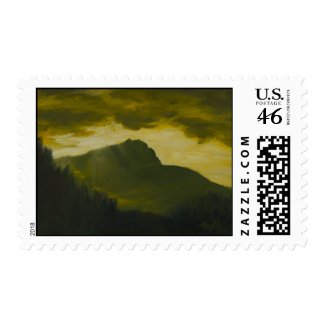 0075-Sainte Victoire Sunrise stamp