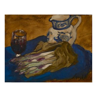 0075-Still Life with Asparagus print
