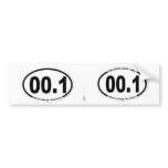 00.1    Running Sucks!! Bumper Stickers