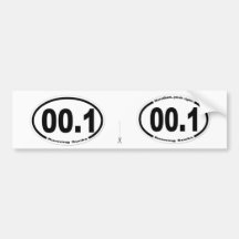 00.1    Running Sucks!! Bumper Stickers
