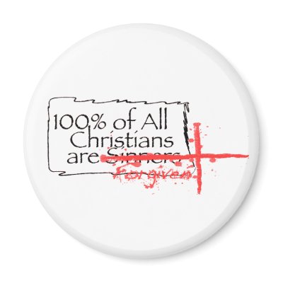 !00% of Christians are Fridge Magnet