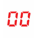 00 red alarm clock number zero zero tshirts