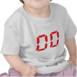 00 red alarm clock number zero zero t shirts