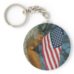 010510-4-AKC ONE PATRIOTIC SQUIRREL KEYCHAINS