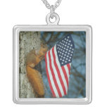 010510-4-AN-1   ONE PATRIOTIC SQUIRREL PENDANTS