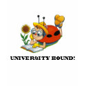 013, UNIVERSITY BOUND! t-shirts
