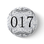 017 Area Code Pinback Buttons
