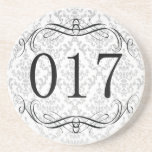 017 Area Code Drink Coasters
