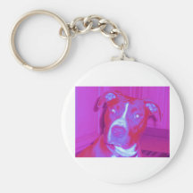 019 (1) perfect puppy pic of Brandy (1)red white a Key Chains