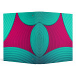 01 Blue & Pink Starburst 1" Avery Binder
