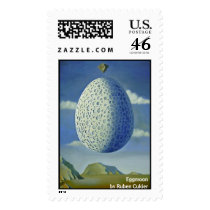 01_Eggmoon, Eggmoon by Ruben Cukier Stamp - Postage