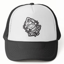 01 Horny Gecko Logo b/w hats