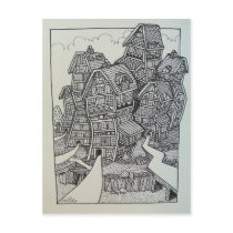 01 Inking 4 by Piliero postcards by piliero 01 Inking 4 by Piliero postcards