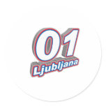 01 Ljubljana Round Stickers