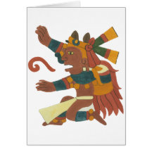 01.Xiuhtecuthli - Aztec/Mayan Creator good Greeting Card