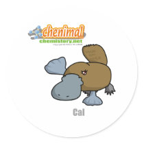 020 Cal of Chenimal (Calcium) stickers
