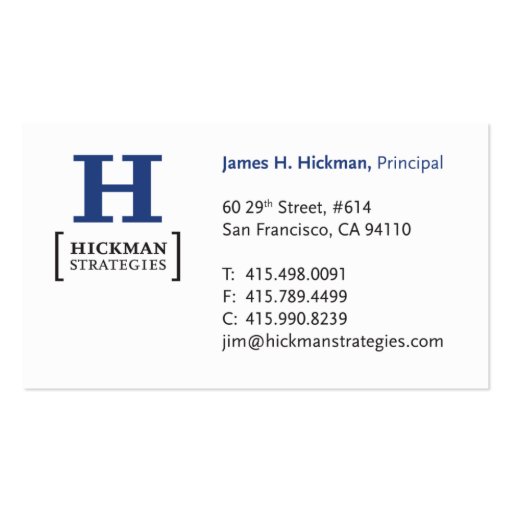 021311_Jim'sBusinessCard Business Card Template (front side)