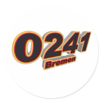 0241 Bremen Round Stickers