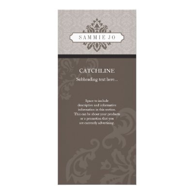027 Sammie Jo :: PROMO CARD Rack Card Design by edgeplus
