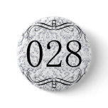 028 Area Code Pinback Buttons