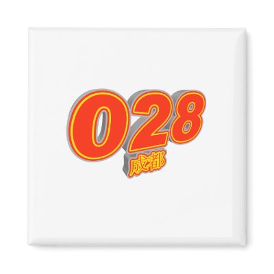 028 Chengdu Fridge Magnet by grum_l