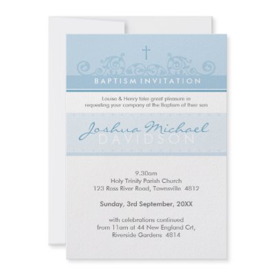 029 Susana :: Custom Baptism Invitations by edgeplus
