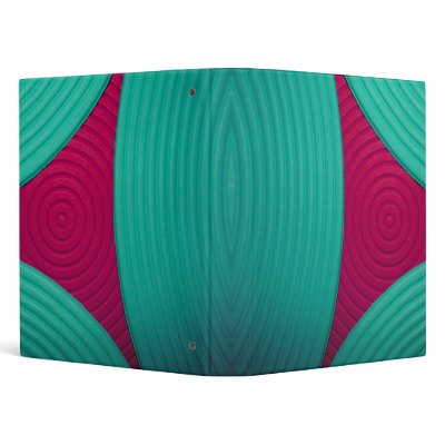 02 Blue & Pink Triangle 1" Avery Binder by colourmatt