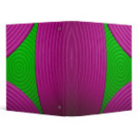 02 Pink & Green 1" Avery Binder