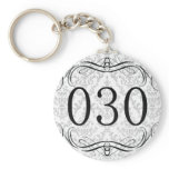 030 Area Code Keychains