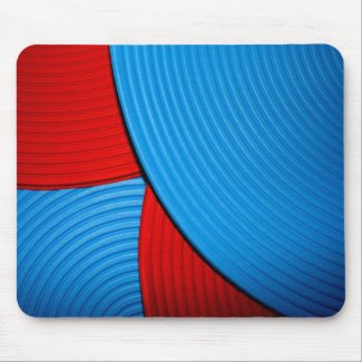 03 Blue & Red Mousepad mousepad
