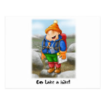 03 Go take a hike Post Cards