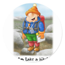 03 Go take a hike stickers by kayakcapers 03 Go take a hike stickers