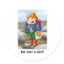 03 Go take a hike stickers by kayakcapers 03 Go take a hike stickers
