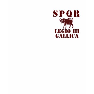 03 Julius Caesar's 3rd Gallica Legion - Roman Bull T-shirt by deyganwolf