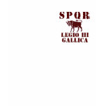 03 Julius Caesar's 3rd Gallica Legion - Roman Bull T-shirt