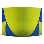 03 Yellow & Blue 1" Avery Binder