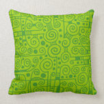040512 - Avocado and Martian Green pillows